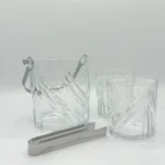 12-Piece Transparent Glass Tea Cup and Saucer Set with Matching Saucers