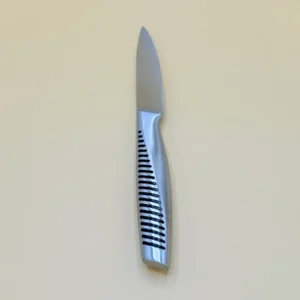 Modern Stainless Steel Knife Set with Block, 7-Piece Kitchen Set with Storage Stand