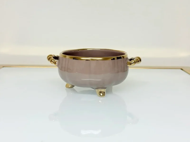 Luxury Ceramic Soup Bowl Set with Stand and Spoons - 15 Piece Serving Set (Black, Cream, Mocha, White)
