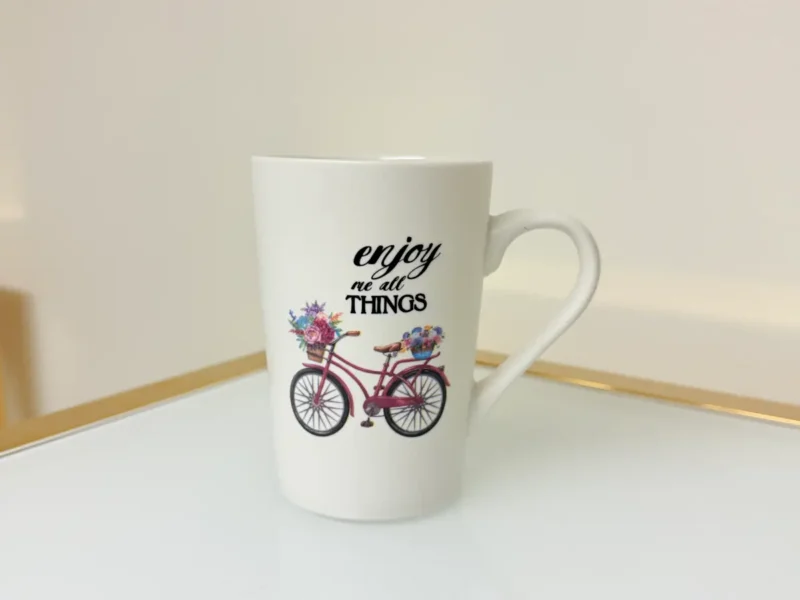 Set of 4 Inspirational Ceramic Coffee and Tea Mugs 12 fl oz