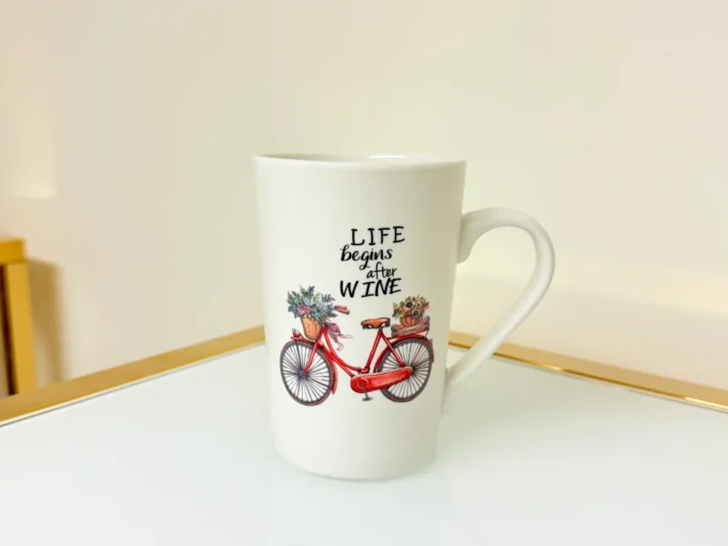 Set of 4 Inspirational Ceramic Coffee and Tea Mugs 12 fl oz