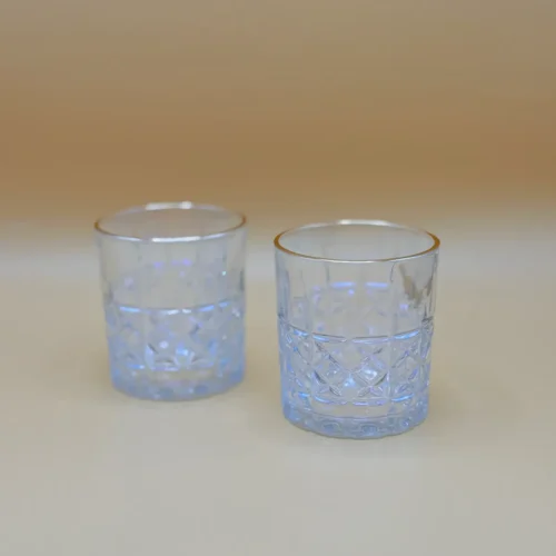 Transparent Glass Cups Set 6-Piece