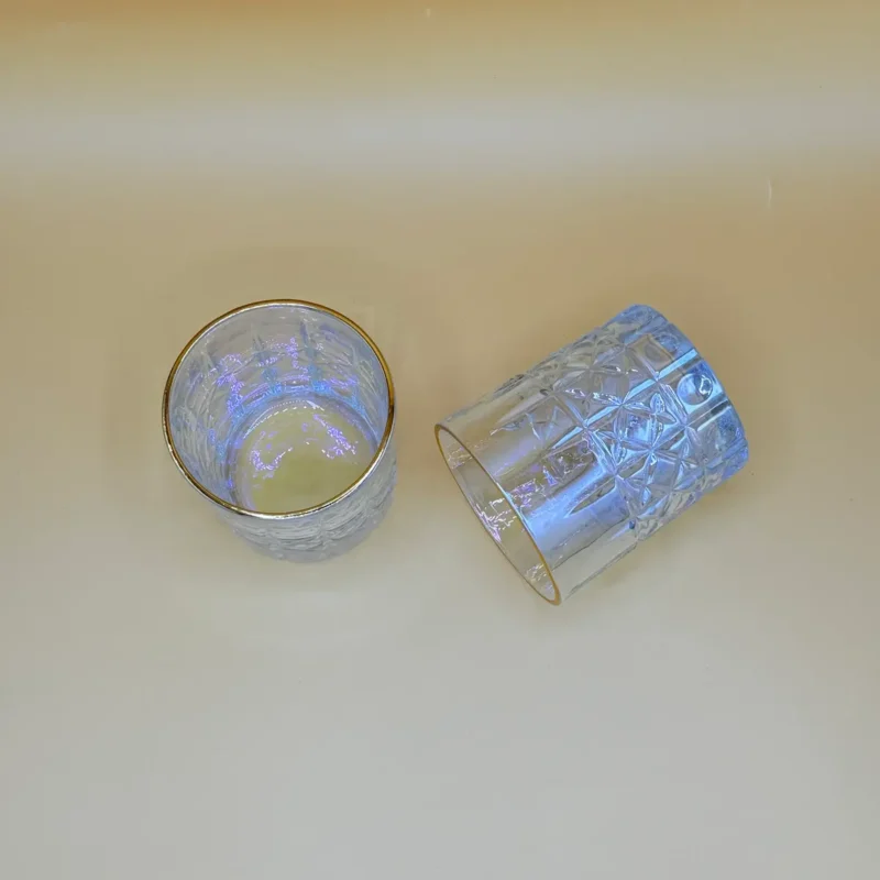 Transparent Glass Cups Set 6-Piece