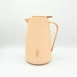 Modern Insulated Thermal Carafe - 51 oz (1.5L) Vacuum Flask with Easy-Pour Spout (Green, Cream, Orange)