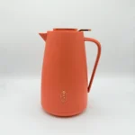 Modern Insulated Thermal Carafe - 51 oz (1.5L) Vacuum Flask with Easy-Pour Spout (Green, Cream, Orange)