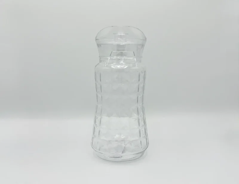 Glass Pitcher Set with Glasses - 57.5oz Pitcher + Six 9.4oz Glasses - Amber or Clear