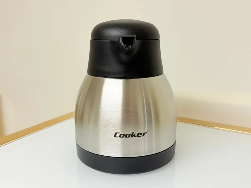 Stainless Steel Vacuum Insulated Thermal Carafe With Handle 33 fl oz