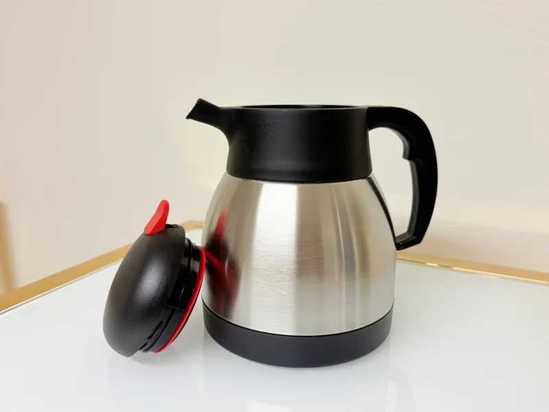 Stainless Steel Vacuum Insulated Thermal Carafe With Handle 33 fl oz