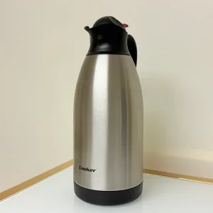 Stainless Steel Vacuum Insulated Thermal Carafe With Handle 84 fl oz