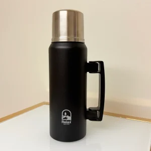 Stainless Steel Vacuum Insulated Thermos Flask With Cup Lid 33 fl oz