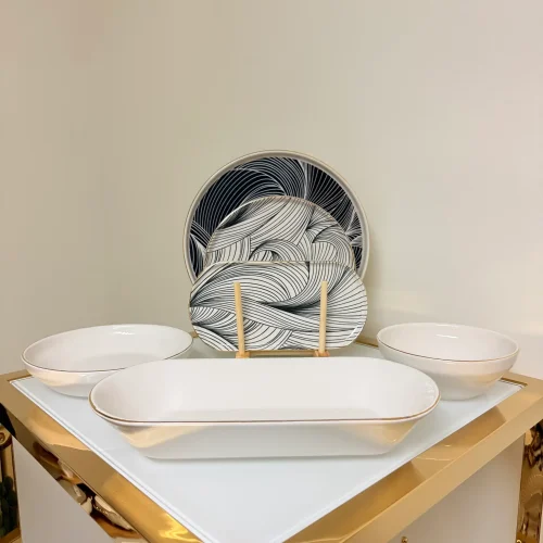 turkish porcelain dinnerware set