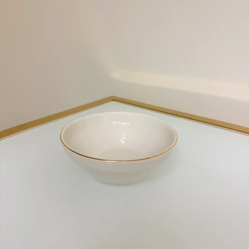 Set of 27 Turkish Porcelain Dinnerware Set, Modern Swirl Design Plates, Bowls & Serving Dishes