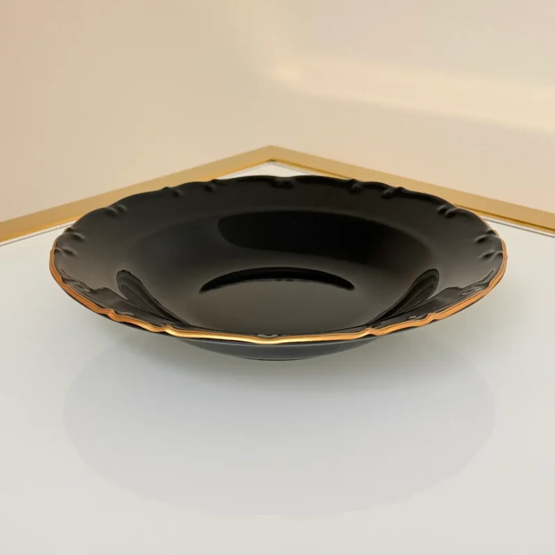 Set of 29 Turkish Porcelain Dinnerware Set with Watercolor Floral Design, Elegant Plates & Bowls