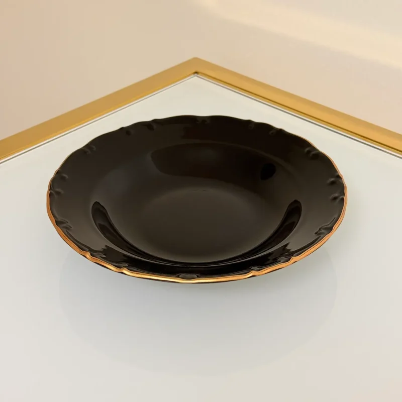 Set of 29 Turkish Porcelain Dinnerware Set with Watercolor Floral Design, Elegant Plates & Bowls