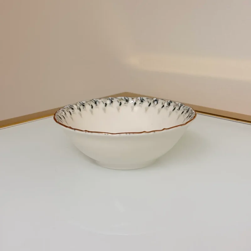 Set of 29 Turkish Porcelain Dinnerware Set with Watercolor Floral Design, Elegant Plates & Bowls