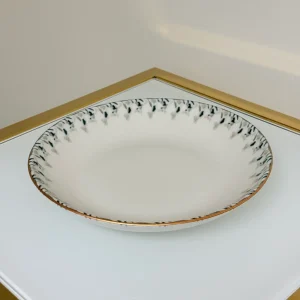 Set of 29 Turkish Porcelain Dinnerware Set with Watercolor Floral Design, Elegant Plates & Bowls